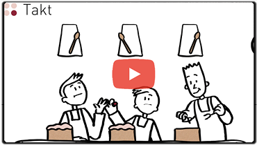 Cartoon depicting a group of people enjoying food and wine together at a lively dining table.